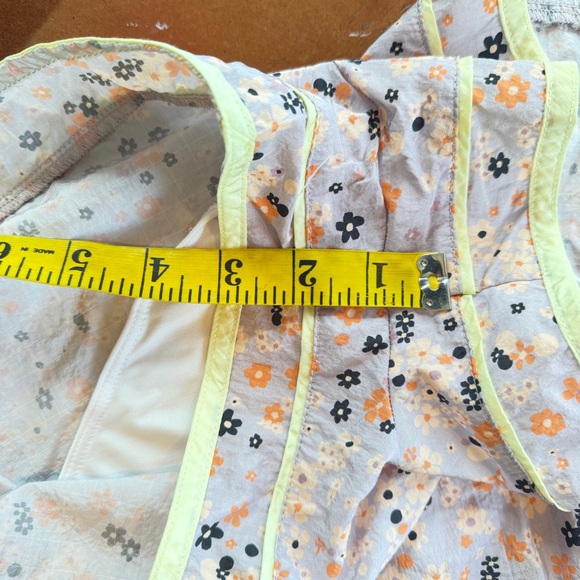 FP Movement Varsity Blues Floral Short Lined Running Athleisure Sports M - Picture 10 of 11